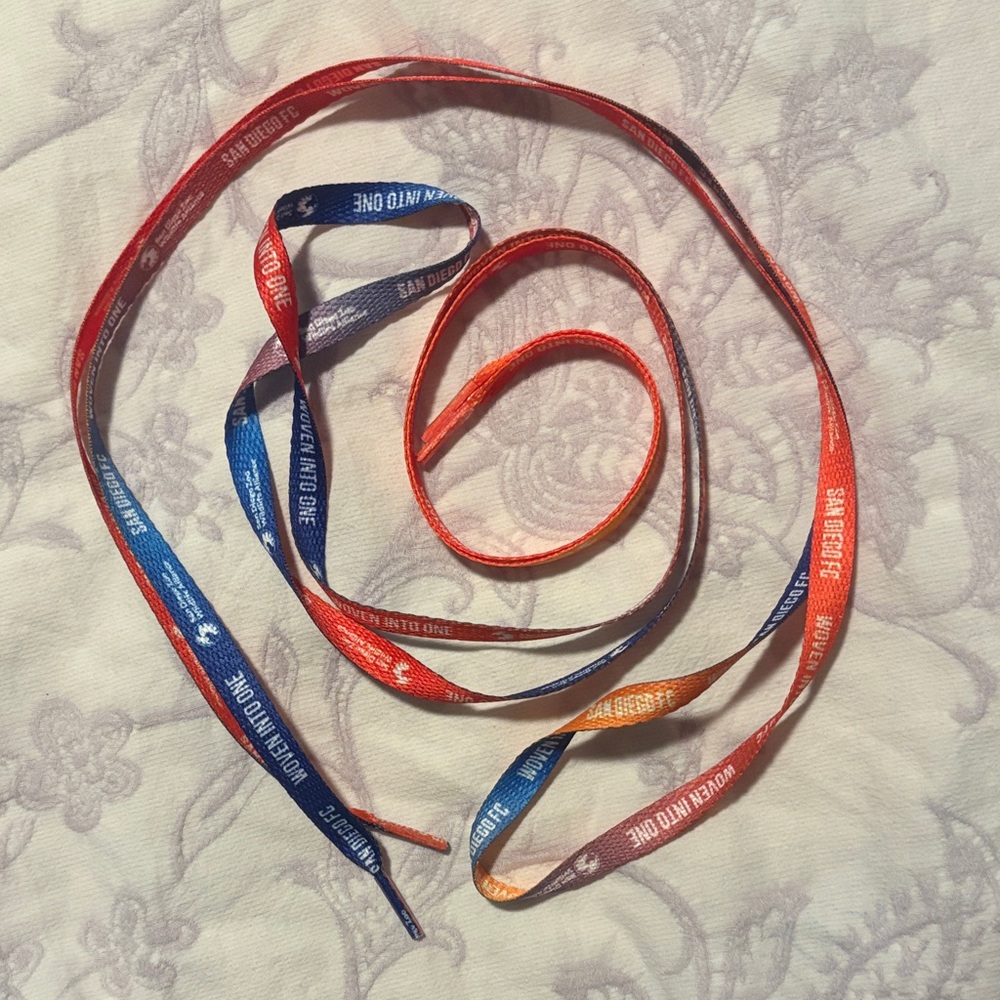 NWOT Vibrant Rainbow Athletic Shoe Laces